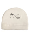 Always Infinity Symbol Adult Fleece Beanie Cap Hat-Beanie-TooLoud-White-One-Size-Fits-Most-Davson Sales