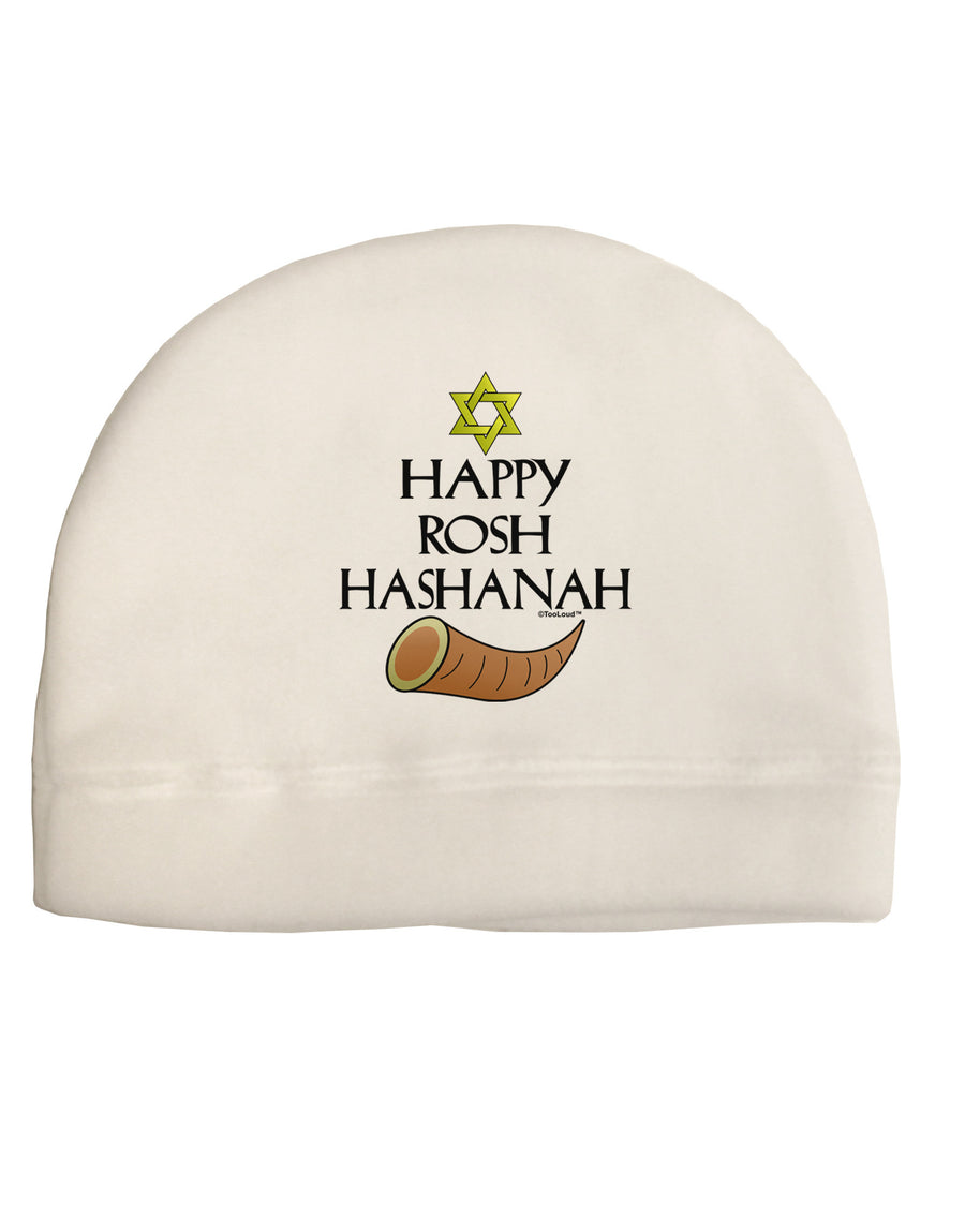 Happy Rosh Hashanah Child Fleece Beanie Cap Hat-Beanie-TooLoud-White-One-Size-Fits-Most-Davson Sales