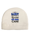 If Daddy Can't Fix It Adult Fleece Beanie Cap Hat-Beanie-TooLoud-White-One-Size-Fits-Most-Davson Sales