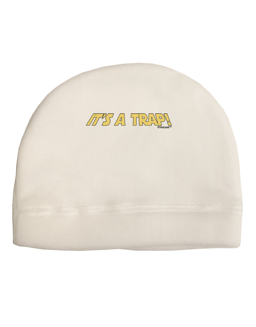 It is a Trap Child Fleece Beanie Cap Hat-Beanie-TooLoud-White-One-Size-Fits-Most-Davson Sales