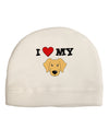 I Heart My - Cute Golden Retriever Dog Child Fleece Beanie Cap Hat by TooLoud-Beanie-TooLoud-White-One-Size-Fits-Most-Davson Sales