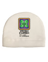 Pixel Irish Charm Item Child Fleece Beanie Cap Hat-Beanie-TooLoud-White-One-Size-Fits-Most-Davson Sales