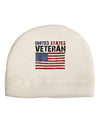 US Veteran Distressed Adult Fleece Beanie Cap Hat-Beanie-TooLoud-White-One-Size-Fits-Most-Davson Sales