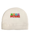 Nicu Nurse Adult Fleece Beanie Cap Hat-Beanie-TooLoud-White-One-Size-Fits-Most-Davson Sales
