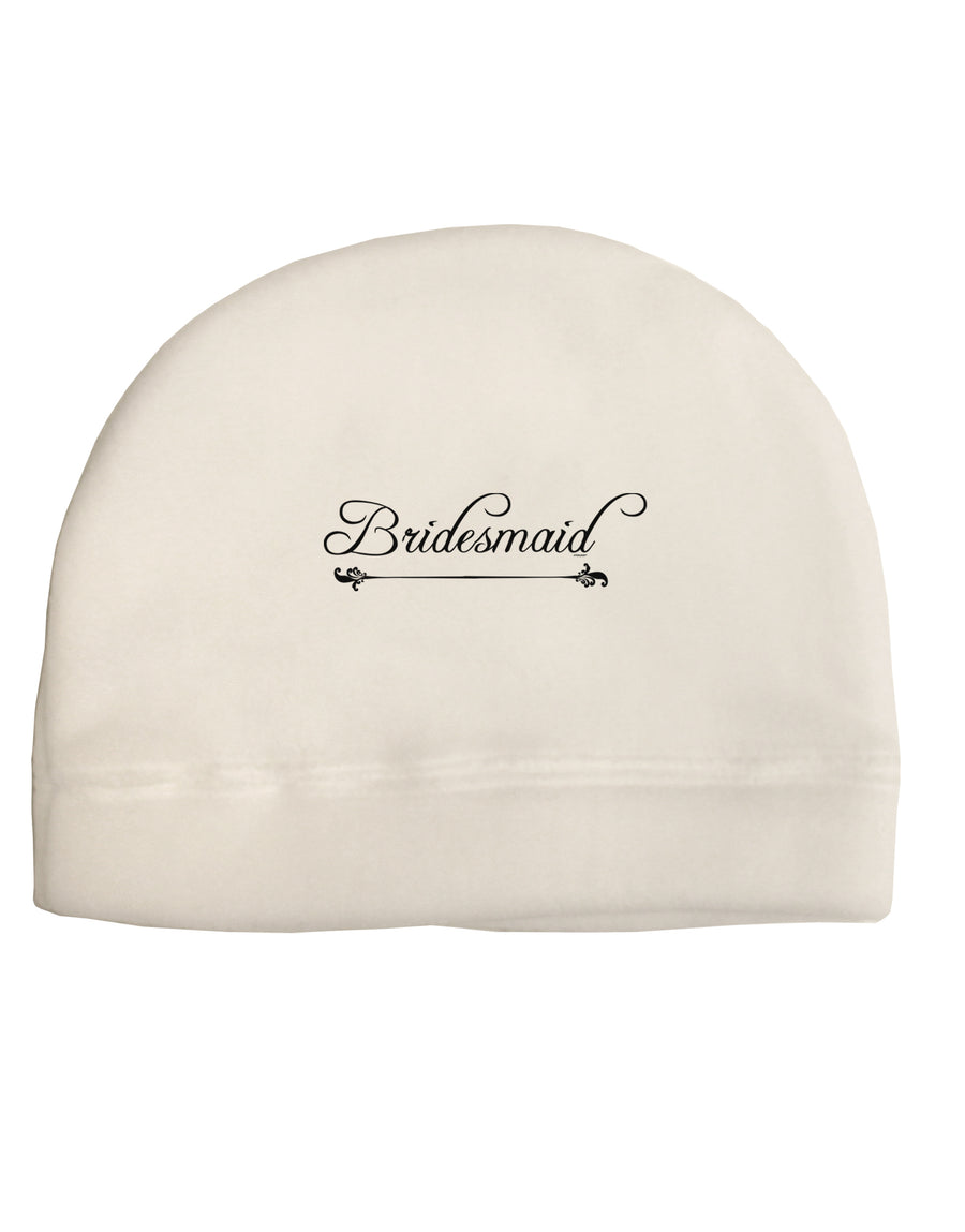 TooLoud Bridesmaid Adult Fleece Beanie Cap Hat-Beanie-TooLoud-White-One-Size-Fits-Most-Davson Sales