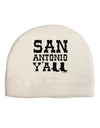 San Antonio Y'all - Boots - Texas Pride Adult Fleece Beanie Cap Hat by TooLoud-Beanie-TooLoud-White-One-Size-Fits-Most-Davson Sales