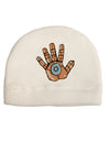 Cardano Hero Hand Child Fleece Beanie Cap Hat-Beanie-TooLoud-White-One-Size-Fits-Most-Davson Sales