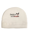 Daddys Lil Monster Adult Fleece Beanie Cap Hat