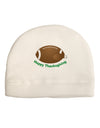 Football Turkey Happy Thanksgiving Adult Fleece Beanie Cap Hat-Beanie-TooLoud-White-One-Size-Fits-Most-Davson Sales