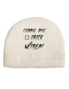 Choose One - Treat Child Fleece Beanie Cap Hat-Beanie-TooLoud-White-One-Size-Fits-Most-Davson Sales