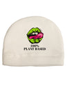 Plant Based Child Fleece Beanie Cap Hat-Beanie-TooLoud-White-One-Size-Fits-Most-Davson Sales