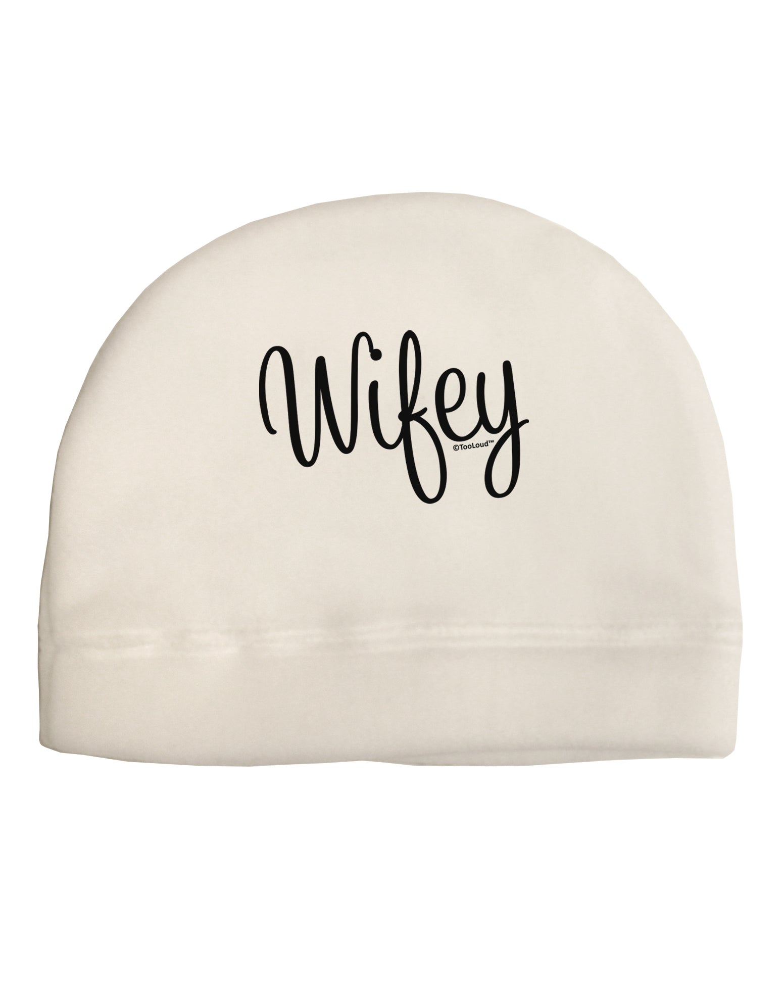 Wifey - Wife Design Adult Fleece Beanie Cap Hat by TooLoud-Beanie-TooLoud-White-One-Size-Fits-Most-Davson Sales