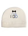 I Said I Do - Groom Adult Fleece Beanie Cap Hat-Beanie-TooLoud-White-One-Size-Fits-Most-Davson Sales