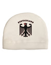 Bundeswehr Logo Deutschland Adult Fleece Beanie Cap Hat-Beanie-TooLoud-White-One-Size-Fits-Most-Davson Sales