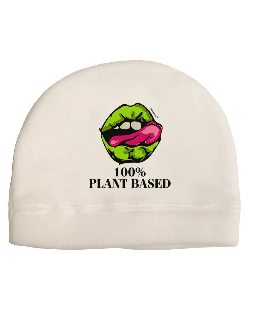 Plant Based Adult Fleece Beanie Cap Hat-Beanie-TooLoud-White-One-Size-Fits-Most-Davson Sales