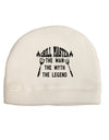 Grill Master The Man The Myth The Legend Adult Fleece Beanie Cap Hat-Beanie-TooLoud-White-One-Size-Fits-Most-Davson Sales