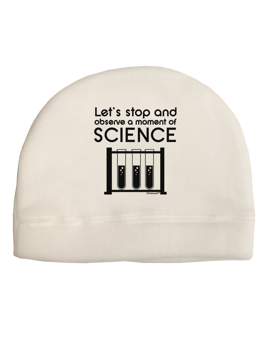 Moment of Science Child Fleece Beanie Cap Hat by TooLoud-Beanie-TooLoud-White-One-Size-Fits-Most-Davson Sales