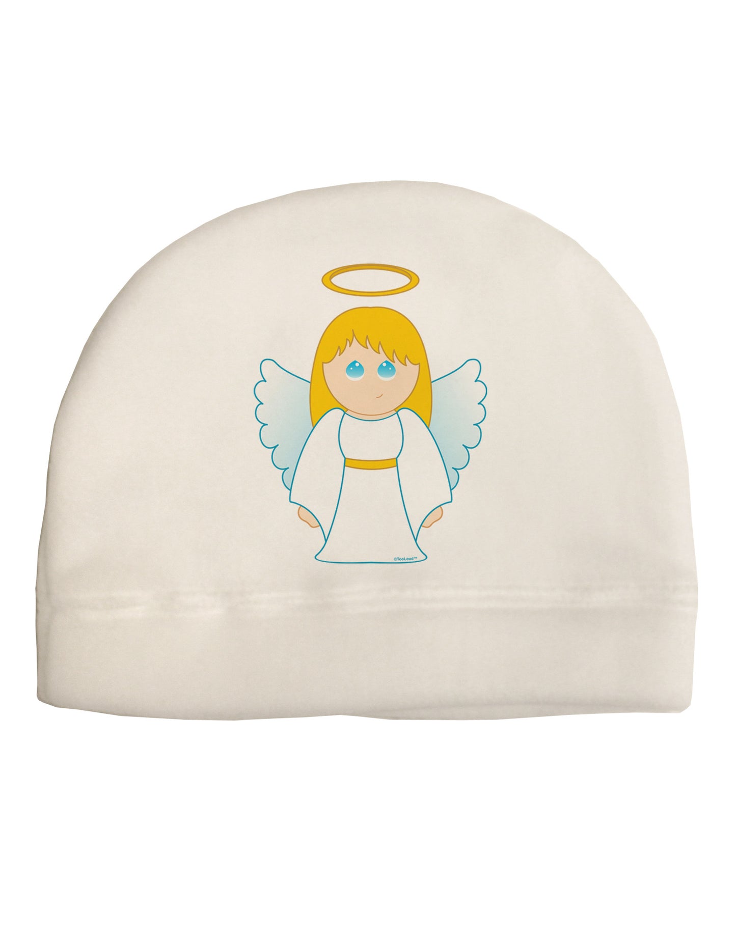 Cute Christmas Angel Girl Adult Fleece Beanie Cap Hat-Beanie-TooLoud-White-One-Size-Fits-Most-Davson Sales