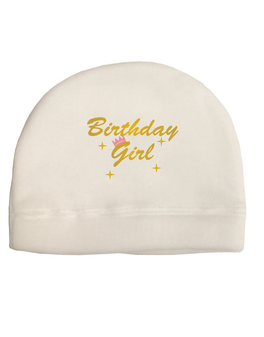 Birthday Girl Text Adult Fleece Beanie Cap Hat by TooLoud-TooLoud-White-One-Size-Fits-Most-Davson Sales
