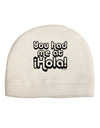 You Had Me at Hola Adult Fleece Beanie Cap Hat by TooLoud-Beanie-TooLoud-White-One-Size-Fits-Most-Davson Sales