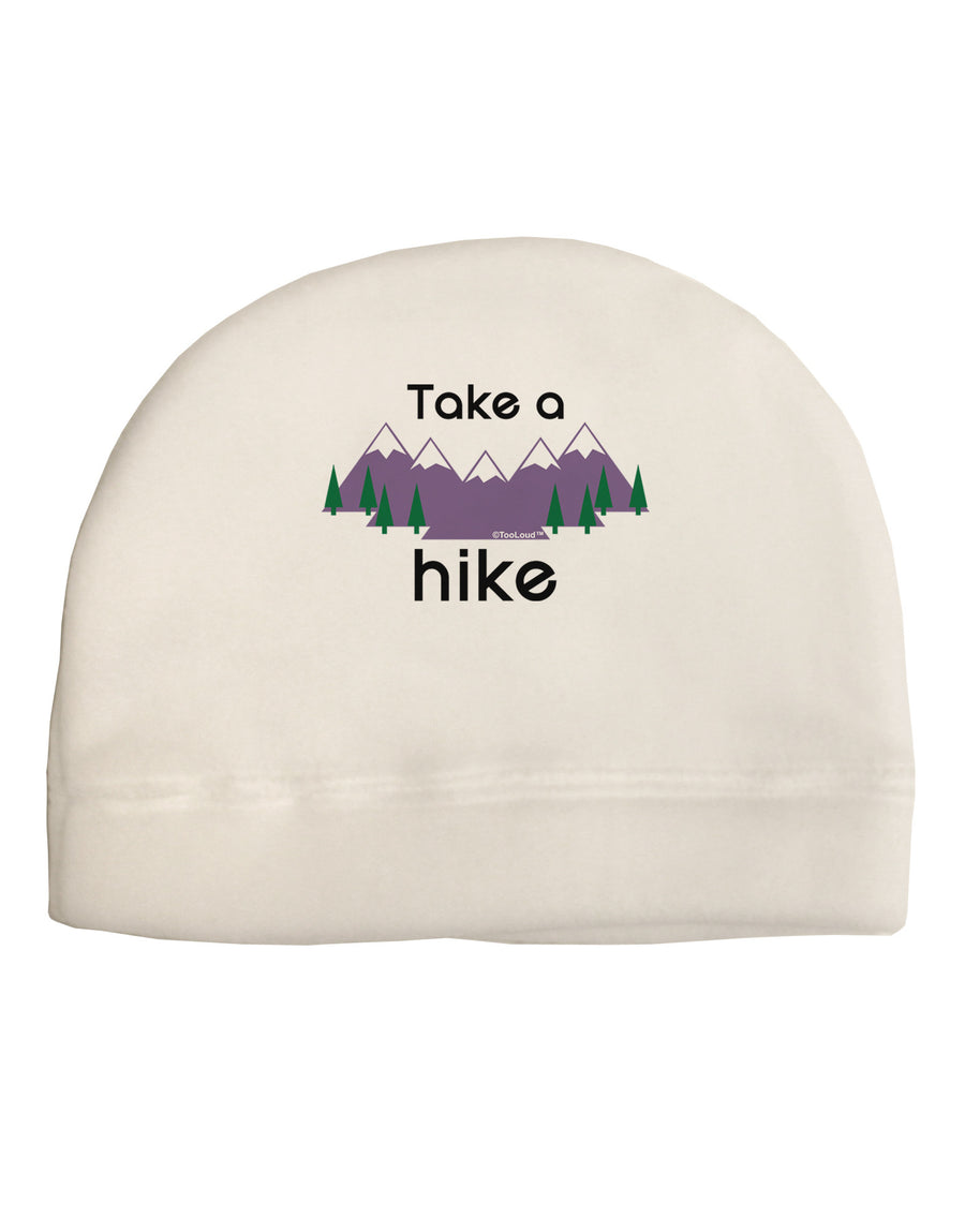 Take a Hike Adult Fleece Beanie Cap Hat-Beanie-TooLoud-White-One-Size-Fits-Most-Davson Sales