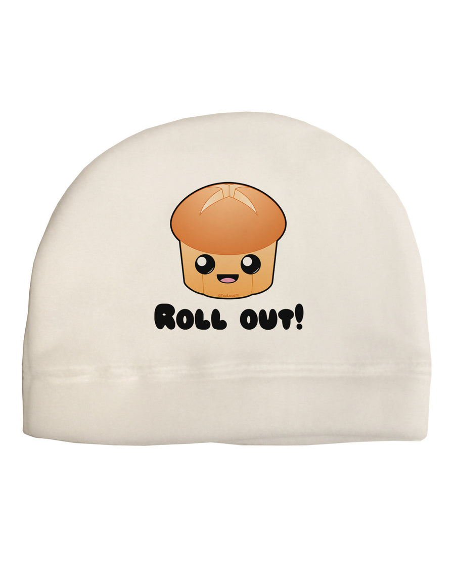 Roll Out Cute Roll Child Fleece Beanie Cap Hat-Beanie-TooLoud-White-One-Size-Fits-Most-Davson Sales