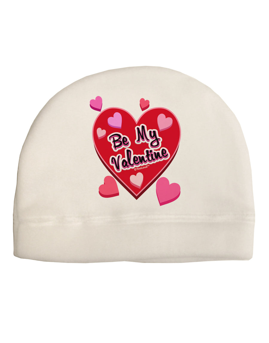 Be My Valentine Romantic Hearts Adult Fleece Beanie Cap Hat-Beanie-TooLoud-White-One-Size-Fits-Most-Davson Sales