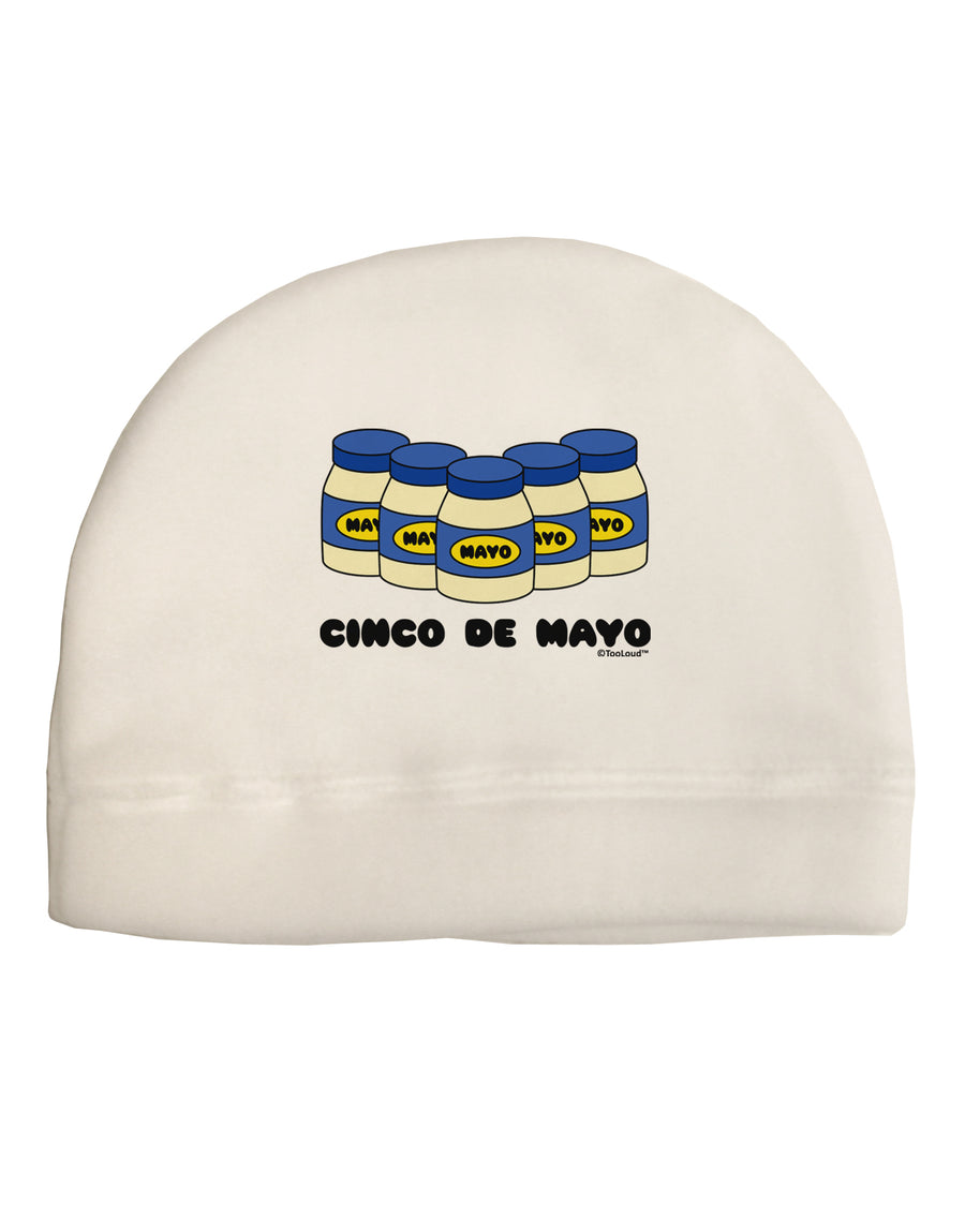 Cinco de Mayo - 5 Mayo Jars Child Fleece Beanie Cap Hat by TooLoud-Beanie-TooLoud-White-One-Size-Fits-Most-Davson Sales