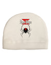 Black Widow Spider Design - Logo Child Fleece Beanie Cap Hat-Beanie-TooLoud-White-One-Size-Fits-Most-Davson Sales