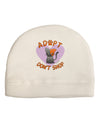 Adopt Don't Shop Cute Kitty Adult Fleece Beanie Cap Hat-Beanie-TooLoud-White-One-Size-Fits-Most-Davson Sales