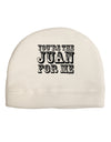 You Are the Juan For Me Adult Fleece Beanie Cap Hat-Beanie-TooLoud-White-One-Size-Fits-Most-Davson Sales