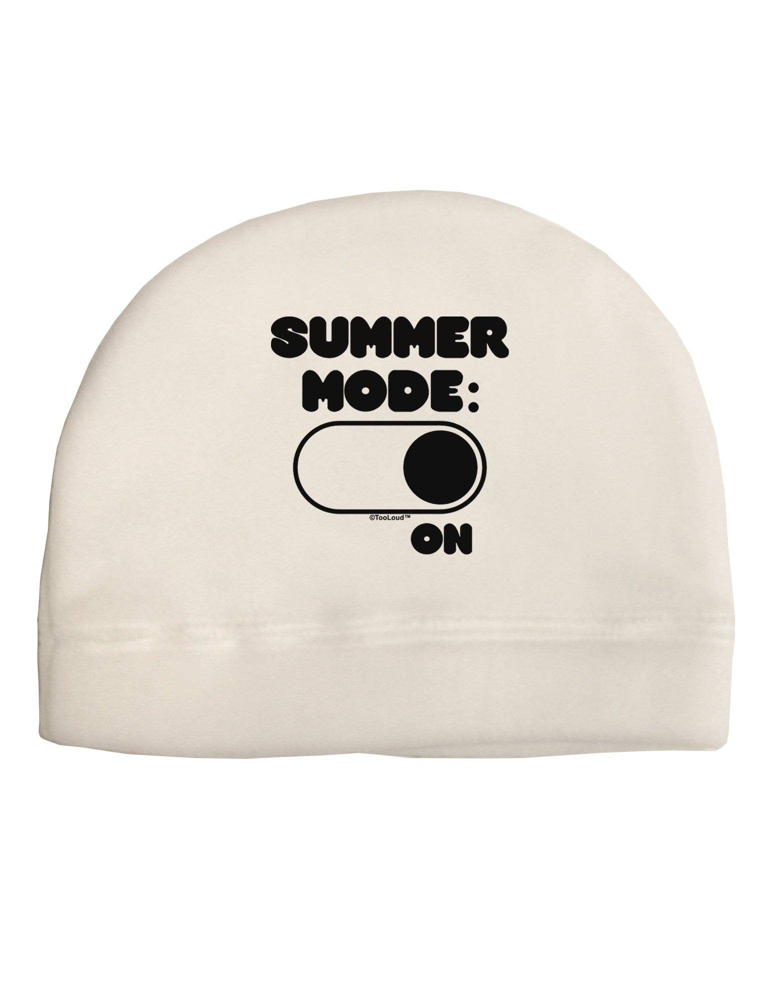 Summer Mode On Adult Fleece Beanie Cap Hat by TooLoud-Beanie-TooLoud-White-One-Size-Fits-Most-Davson Sales