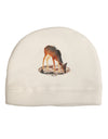 Little Buck Cutout Adult Fleece Beanie Cap Hat-Beanie-TooLoud-White-One-Size-Fits-Most-Davson Sales