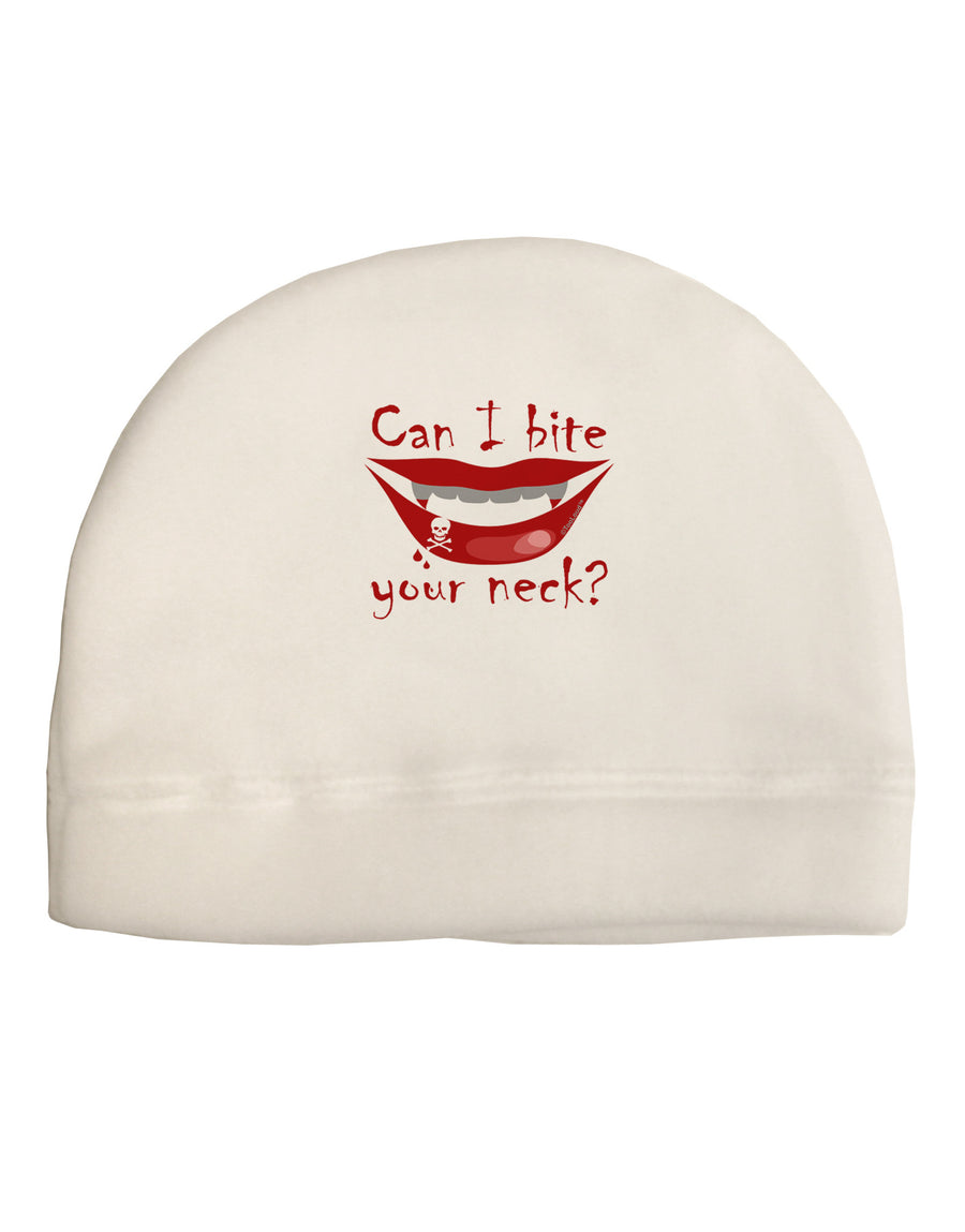 Bite your neck Adult Fleece Beanie Cap Hat-Beanie-TooLoud-White-One-Size-Fits-Most-Davson Sales