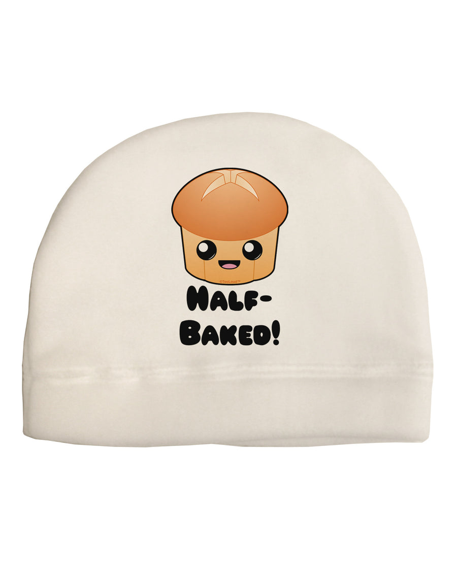 Half Baked Cute Roll Adult Fleece Beanie Cap Hat-Beanie-TooLoud-White-One-Size-Fits-Most-Davson Sales