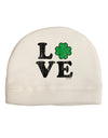 Irish Love - Distressed Adult Fleece Beanie Cap Hat by TooLoud-Beanie-TooLoud-White-One-Size-Fits-Most-Davson Sales