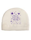 Feliz Dia de Reyes - Estrellas Brillantes Child Fleece Beanie Cap Hat by TooLoud-Beanie-TooLoud-White-One-Size-Fits-Most-Davson Sales