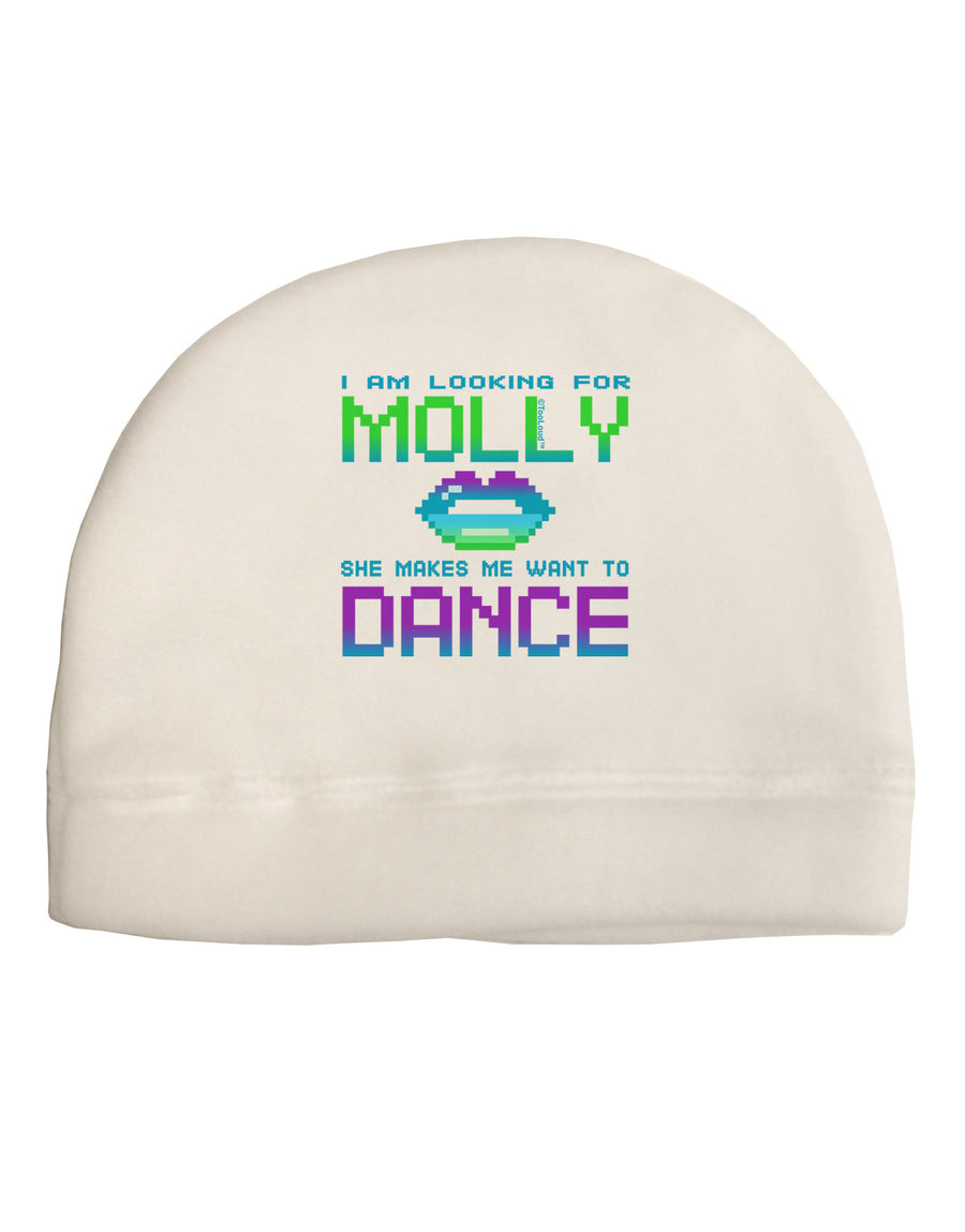 Looking For Molly Adult Fleece Beanie Cap Hat-Beanie-TooLoud-White-One-Size-Fits-Most-Davson Sales