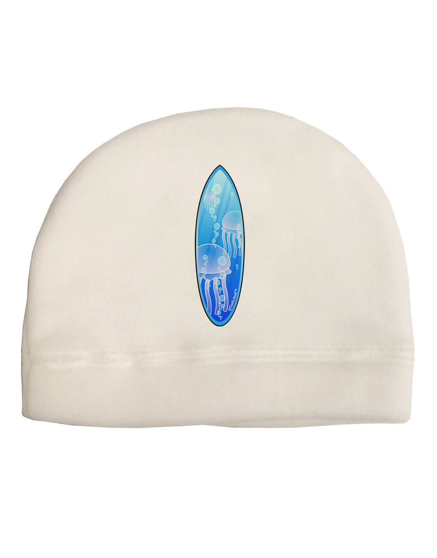 Jellyfish Surfboard Child Fleece Beanie Cap Hat by TooLoud-Beanie-TooLoud-White-One-Size-Fits-Most-Davson Sales