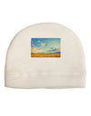 Garden of the Gods Watercolor Child Fleece Beanie Cap Hat-Beanie-TooLoud-White-One-Size-Fits-Most-Davson Sales