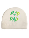 Rad Dad Design - 80s Neon Adult Fleece Beanie Cap Hat-Beanie-TooLoud-White-One-Size-Fits-Most-Davson Sales