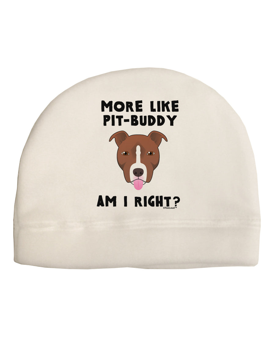 More Like Pit Buddy Adult Fleece Beanie Cap Hat-Beanie-TooLoud-White-One-Size-Fits-Most-Davson Sales