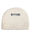 Planet Neptune Text Only Adult Fleece Beanie Cap Hat-Beanie-TooLoud-White-One-Size-Fits-Most-Davson Sales