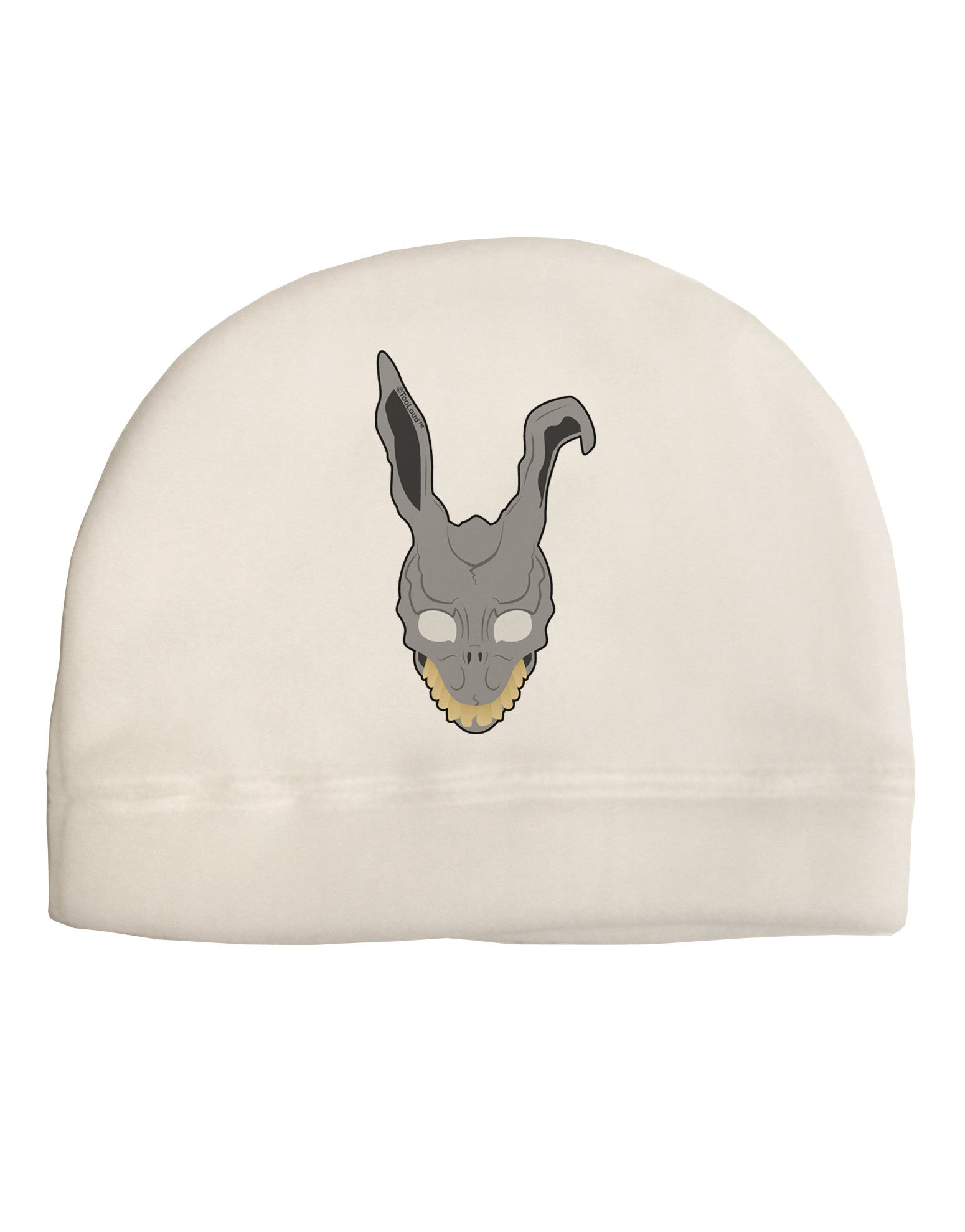 Scary Bunny Face Adult Fleece Beanie Cap Hat-Beanie-TooLoud-White-One-Size-Fits-Most-Davson Sales