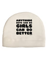 Anything Boys Can Do Girls Can Do Better Child Fleece Beanie Cap Hat by TooLoud-Beanie-TooLoud-White-One-Size-Fits-Most-Davson Sales