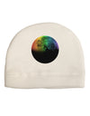 Rainbow Moon Adult Fleece Beanie Cap Hat-Beanie-TooLoud-White-One-Size-Fits-Most-Davson Sales