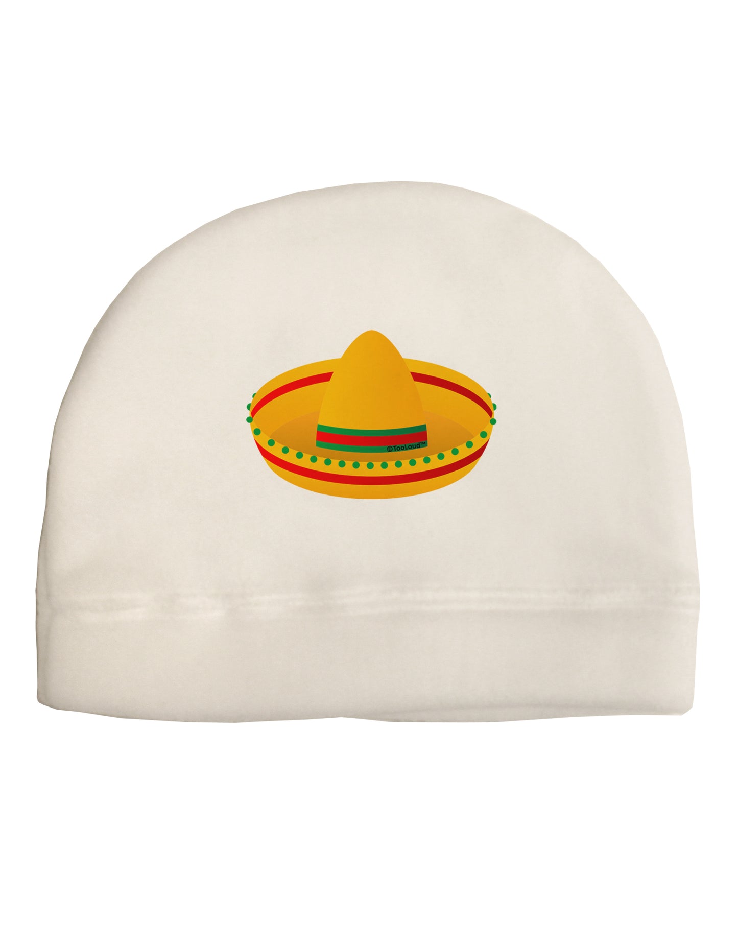 Sombrero Design Adult Fleece Beanie Cap Hat by TooLoud-Beanie-TooLoud-White-One-Size-Fits-Most-Davson Sales