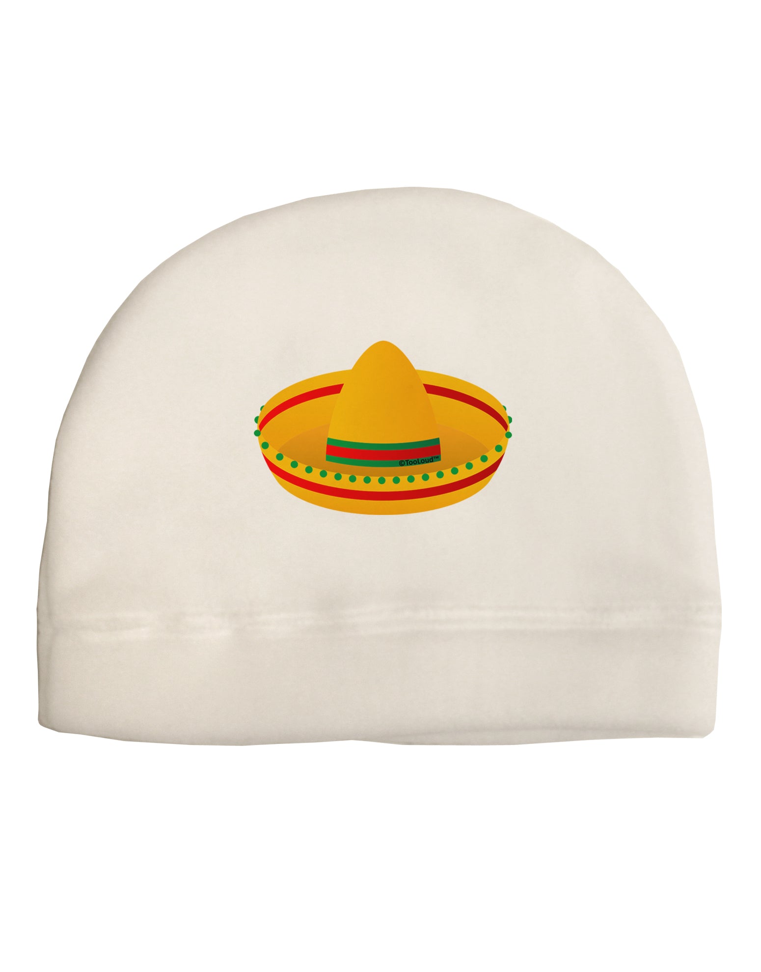 Sombrero Design Adult Fleece Beanie Cap Hat by TooLoud-Beanie-TooLoud-White-One-Size-Fits-Most-Davson Sales