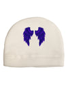 Epic Dark Angel Wings Design Adult Fleece Beanie Cap Hat-Beanie-TooLoud-White-One-Size-Fits-Most-Davson Sales