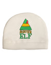 Matching Christmas Design - Elf Family - Sister Elf Adult Fleece Beanie Cap Hat-Beanie-TooLoud-White-One-Size-Fits-Most-Davson Sales